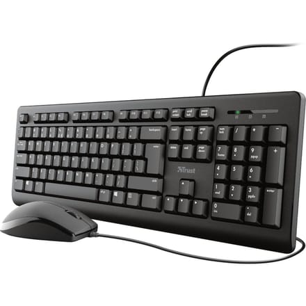 Trust Primo Toetsenbord & Muis set - QWERTY Zwart