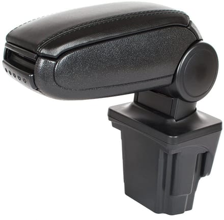 Modecar Serie - Armsteun - Zwarte Eco-leer - Seat Leon II 2005-2012 - Montagekit