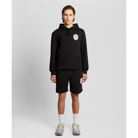 Grafische Badge Katoenen Sweatshorts