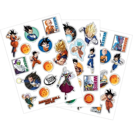 Autocollants afneembaar Kids Licensing Dragon Ball Super