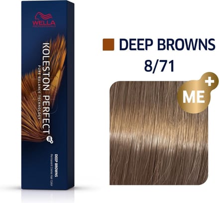 Wella Professionals Koleston Perfect Me+ - Haarverf - 8/71 Deep Browns - 60ml