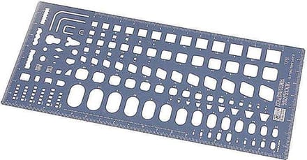 Hasegawa Modelbouwdecoratie - 71108 - Werkzeug: Schneidevorlage D Gereedschap