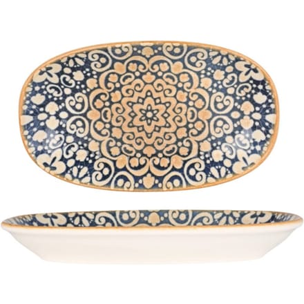 Bonna Serveerschaal - Alhambra - Porselein - 24x14 cm - set van 2