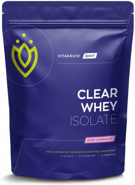 Vitakruid Clear whey isolate pink lemonade 750 Gram