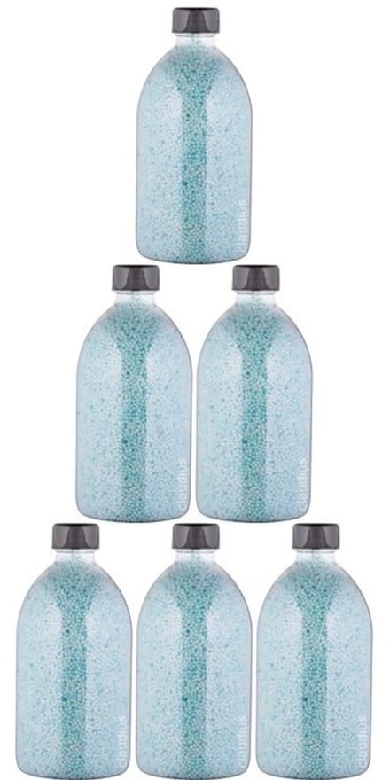 Badkaviaar Hamam - 400 gram - met zwarte dop - set van 6 stuks - bad parels voor in bad
