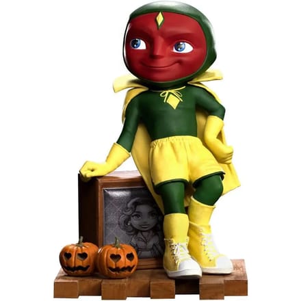 Iron Studios - MiniCo Figurines: Wandavision - Vision (Halloween Version) - Figuur