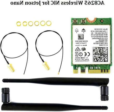 Draadloze Netwerkkaart - WiFi Bluetooth Module - Jetson Nano Uitbreiding - Dual Band AC WiFi - NGFF M.2 Interface - Zwart