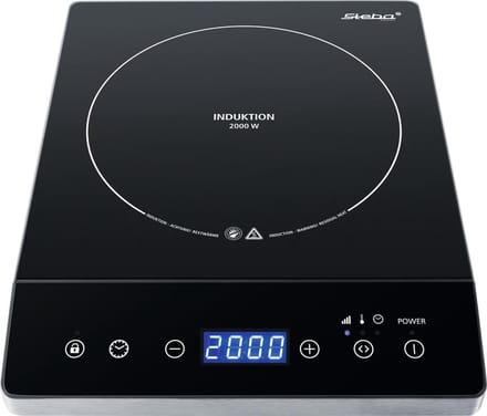 Steba IK75 - Inductiekookplaat - 1 pits - ø 23 cm - max 2000 Watt - timer - 10 vermogensniveaus