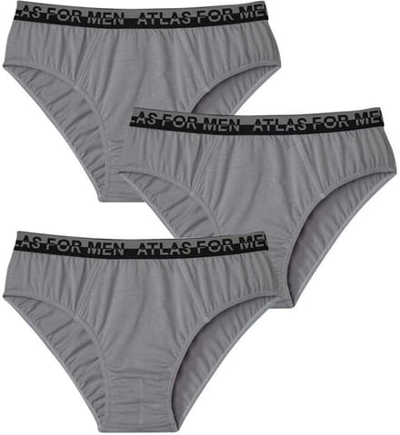 ATLAS FOR MEN - Set van 3 comfortabele slips - Heren - Verkrijgbaar in grote maten - L
