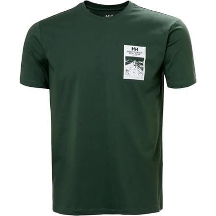 Helly Hansen Massif Graphic T-shirt Met Korte Mouwen Groen M Man