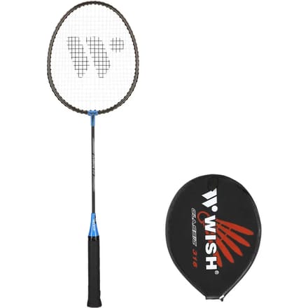 Wish Alumtec 316 - Badmintonracket - Staal-Aluminium Constructie - Lichtgewicht - G1 Grip