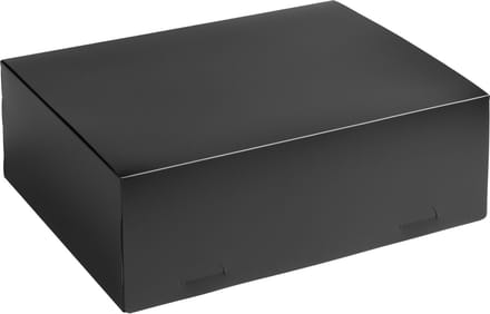 Geschenkdoos cadeaudoos 37x28x13 cm ZWART (10 stuks)