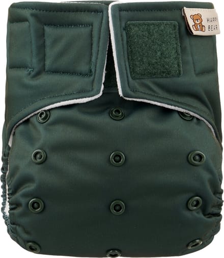 All In One wasbare luier - Olive | One Size - 4kg t/m 15kg | Klittenband sluiting | Duurzaam