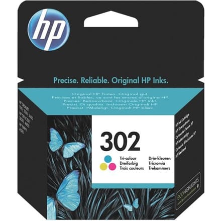 HP Inktcartridge 302 (F6U65AE) 3-kleuren