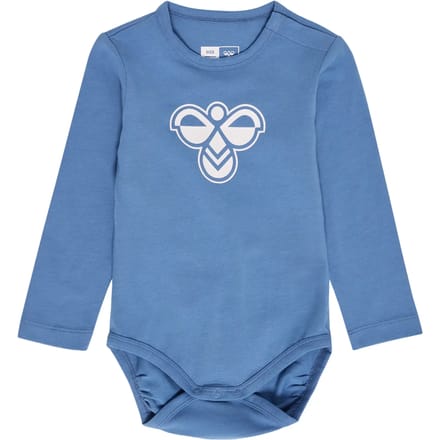 Baby romper met lange mouwen Hummel Logo