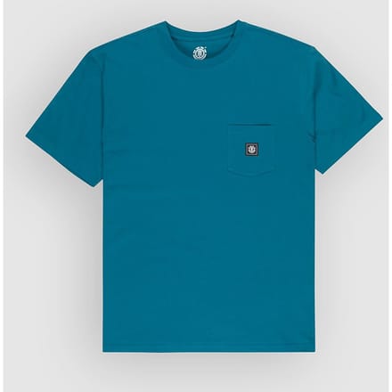Element Icon Label Pocket T-Shirt blauw