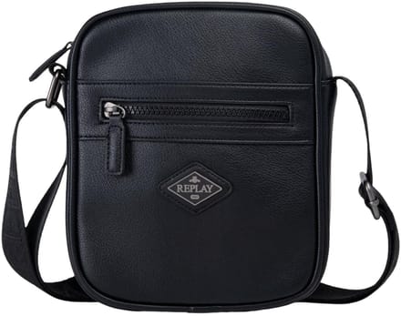 REPLAY schoudertas Reporter Bag Black zwart