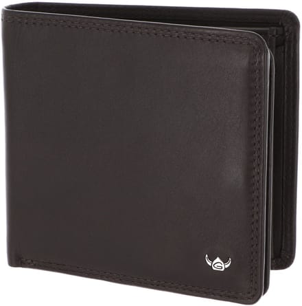 Golden Head Leren portemonnee Polo RFID Protect Scheintasche 1134 Dunkelbraun donkerbruin