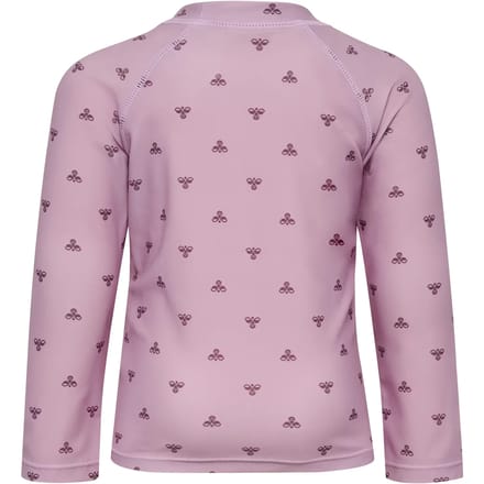 Hummel kinderbadshirt Hmlmini Bee Aop zwem-T-shirt met lange mouwen 232509