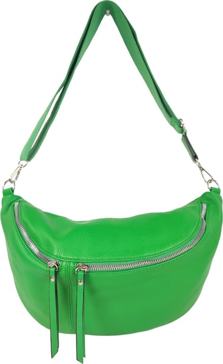 Qischa® - Crossbody heuptas bumbag - uni riem - soft - groen - vegan - XL size
