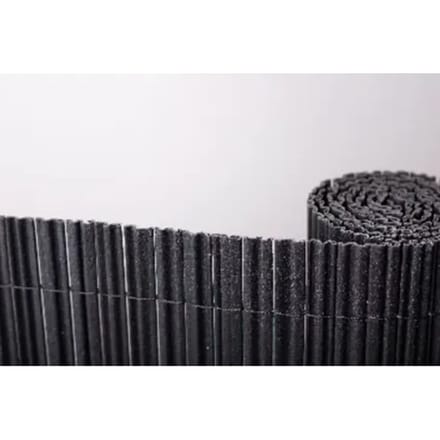 Nortene Tuinscherm Surfcane - Pvc - Zwart - 100x300cm