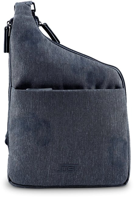 JOST schoudertas Bergen Crossbody Bag Dark Grey donkergrijs
