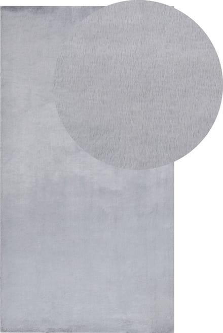 MIRPUR - Shaggy vloerkleed - Lichtgrijs - 80 x 150 cm - Polyester
