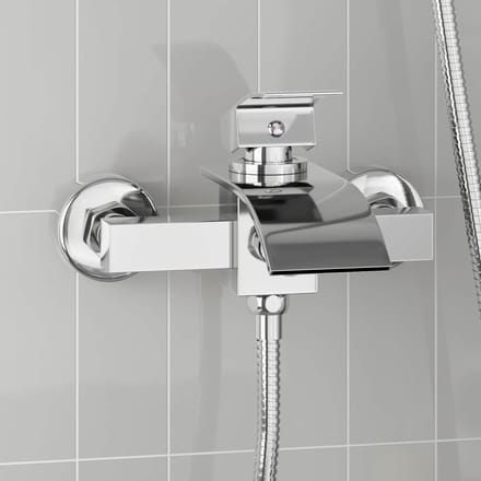 vidaXL - Douchemengkraan - Chroom - G - 1/2 - inches
