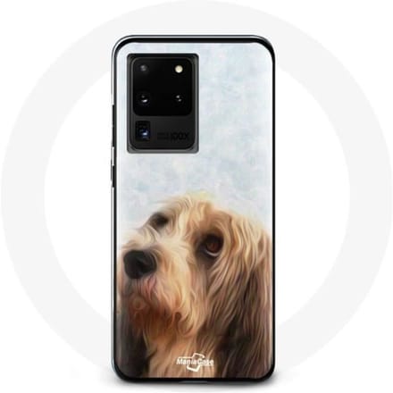 Coque - Petit basset griffon vendéen - Samsung Galaxy S20 Ultra - Souple - Noir - Protection