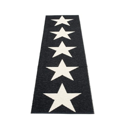 Pappelina - Viggo One vloerkleed - zwart - 70 x 250 cm