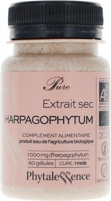 Phytalessence Puur Harpagophytum Biologisch 60 Capsules