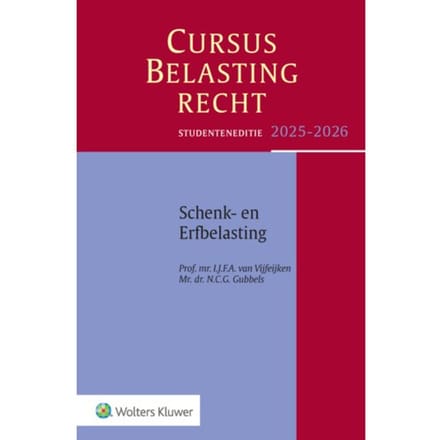 Cursus Belastingrecht Schenk- En Erfbelasting / 2025-2026