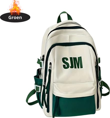 Nivard Rugzak - Dames - Heren - Meisje - Jongens - Backpack - Schooltas - Laptoptas - Rood
