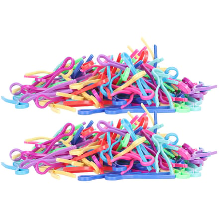 Lot de 120 pinces à fil en plastique pour canette, accessoires de broderie blue