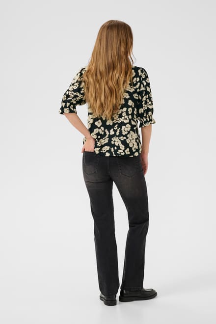 Blouse met korte mouwen KAelly Regular fit leopard