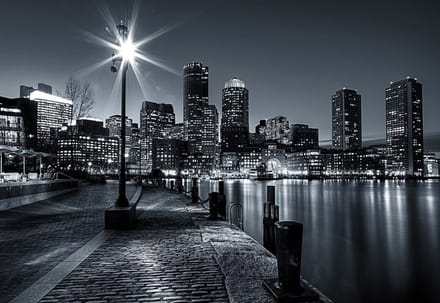 Fotobehang City Skyline | PANORAMIC - 250cm x 104cm | 130g/m2 Vlies