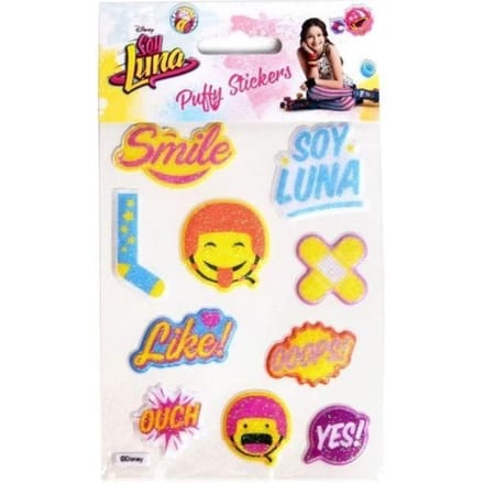 3D Disney Soy Luna Stickers - Wit - Voor Meisjes vanaf 3 jaar