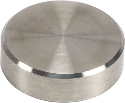 4 stuks - RVS Afdekkapjes voor schroeven - 18mm - Zilver