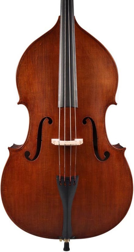 Rudolph RB-234-V contrabas 3/4, triplex, spiritus lak, ebben toets, viool model