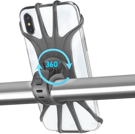 Mobielhouder voor fiets Grijs