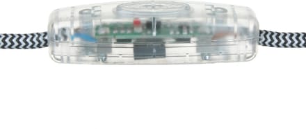 Relco LED snoerdimmer 4-100 Watt -  230 Volt Push Transparant 83 x 22 x 22 mm