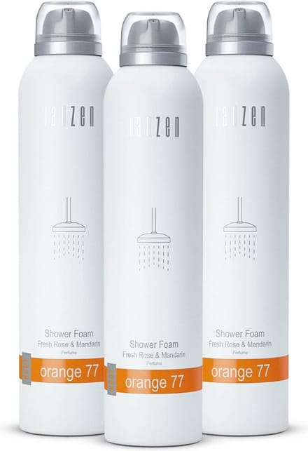 JANZEN Shower Foam Orange 77 3-pack