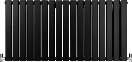 Design radiator - mat zwart - 600 mm x 1190 mm - 15 jaar garantie
