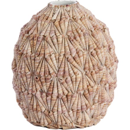 Light & Living - Vaas SHELL - Ø33x37cm - Bruin