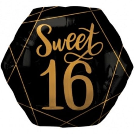 Folieballon Sweet 16 58cm