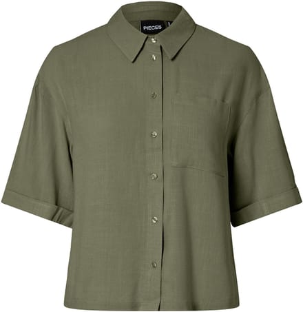 PIECES - PCVINSTY SHORT 2/4 SHIRT WVN NOOS - Meisjes - Blouses