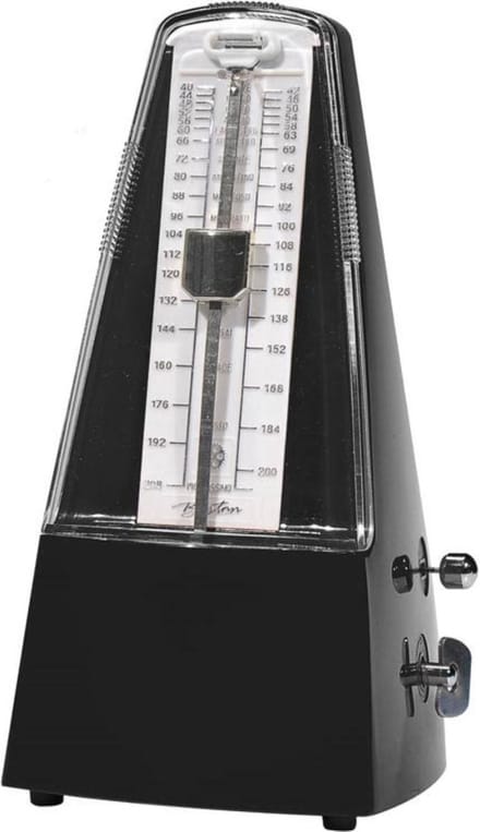 Metronoom - Boston BMM-60-BK - Analoog - Met bel - 40-208 bpm - Zwart