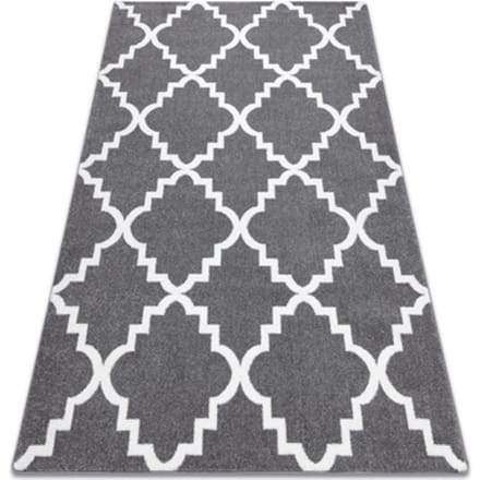 Kleden Rugsx Tapijt SKETCH - F343 grijs / witkleuring 140x190 cm