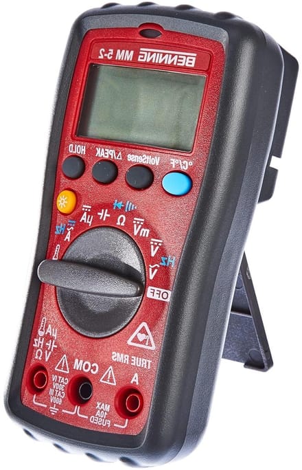 Digitale Multimeter - Meetinstrument - Elektrische Metingen - True RMS Meting - Compact Formaat - Rood Zwart