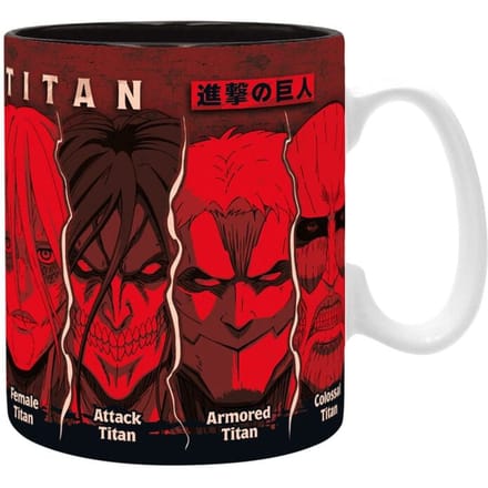 Attack On Titan - Anime Kop - All Titans - voor Geen - meerkleurig